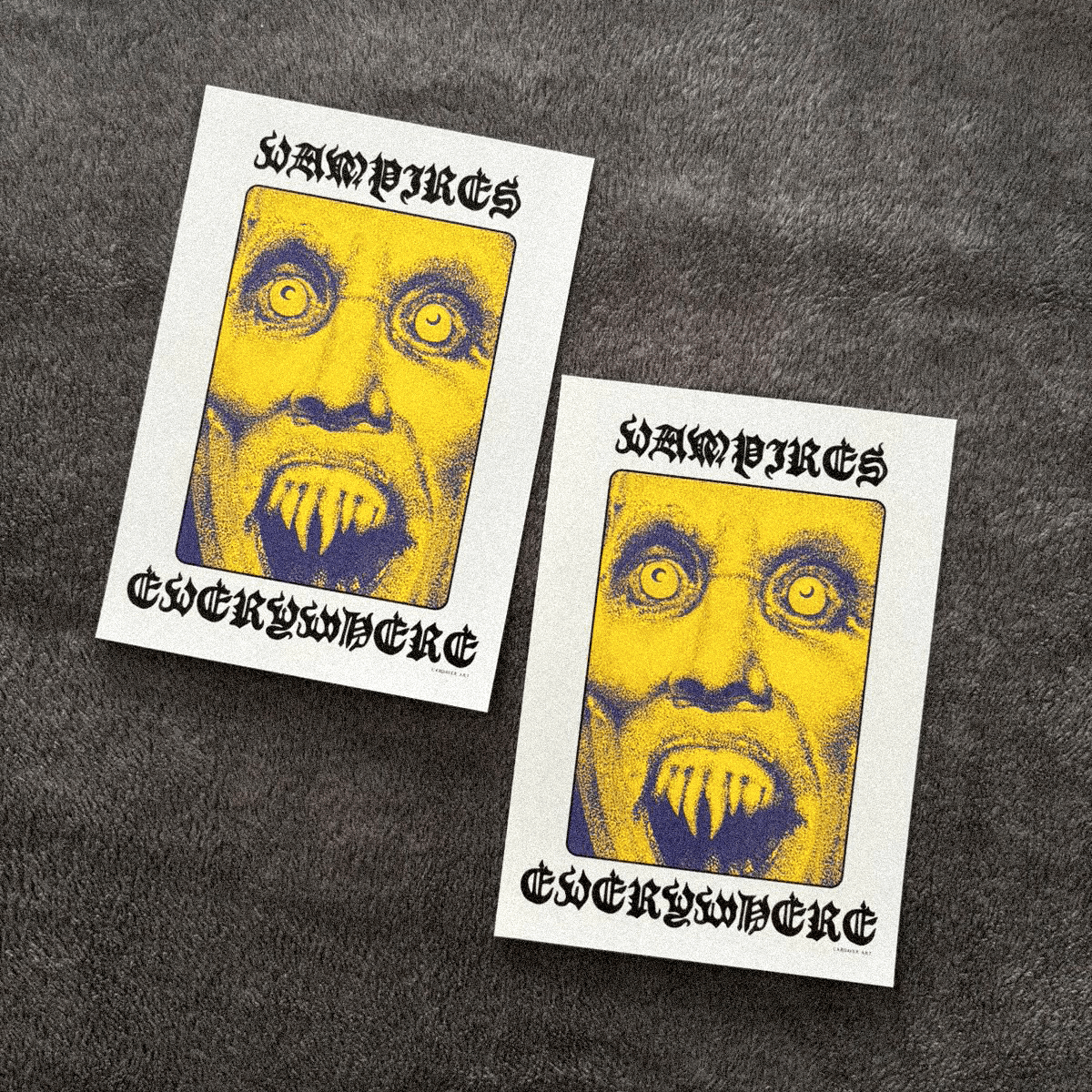 “Vampires everywhere!" Print A5 - Imagen 2